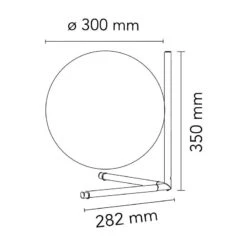 Flos IC Lights T2 Tischleuchte, Messing 9 Flos IC Lights T2 Tischleuchte, Messing -Flos Verkaufsgeschäft flos ic lights t2 tischleuchte chrom 1