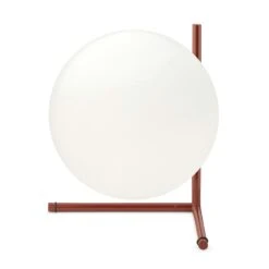 Flos IC Lights T2 Table Lamp, Burgundy Red