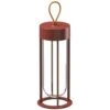 Flos In Vitro Unplugged Tischlampe, Terracotta