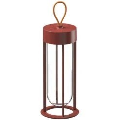 Flos In Vitro Unplugged Tischlampe, Terracotta