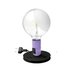 Flos Lampadina Table Lamp, Violet