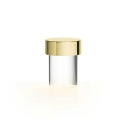 Flos Last Order Clear Tischlampe, Brass