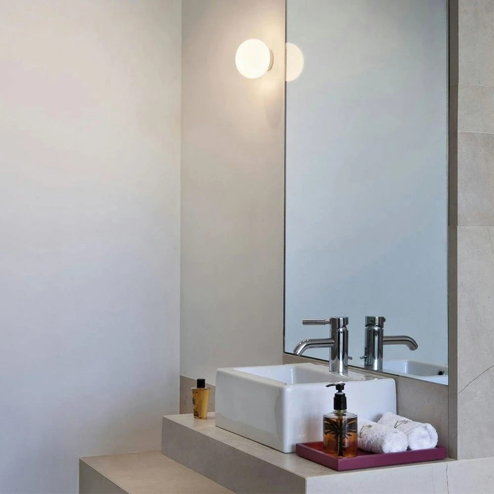 Flos Mini Glo-Ball C/W Lampe, Weiss 2 Flos Mini Glo-Ball C/W Lampe, Weiss – Bild 2