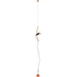 Flos Parentesi 50 Deckenlampe Mit Dimmer, Orange Signal