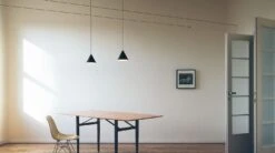 Flos String Light Cone Hängelampe 12M Dimmbar Mit Casambi, Schwarz -Flos Verkaufsgeschäft flos string light cone pendant 12m dimmable 1