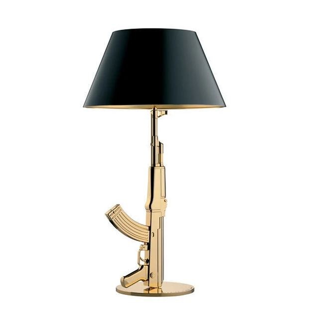 Flos Table Gun Tischleuchte, Gold 1 Flos Table Gun Tischleuchte, Gold